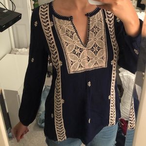 Daniel Rainn Navy Top